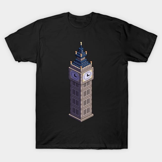 8-bit-big-ben T-Shirt by Fra3guitars